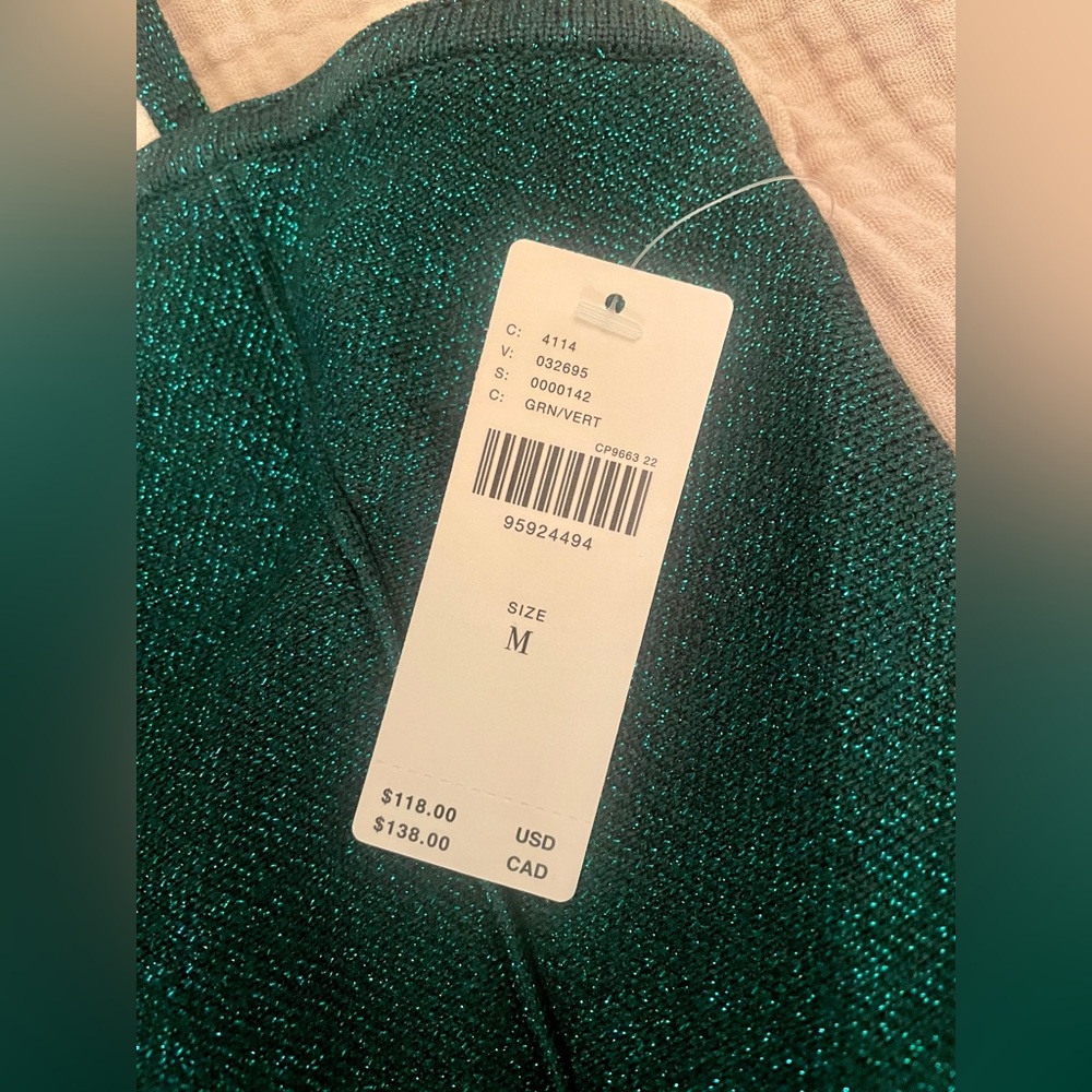 NWT Anthropology Pilcro Hourglass Sparkly Sweater Tank. Medium. - Picture 7 of 8